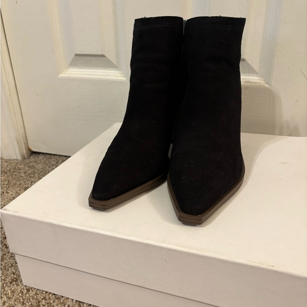 Vince Camuto Black Ankle Booties